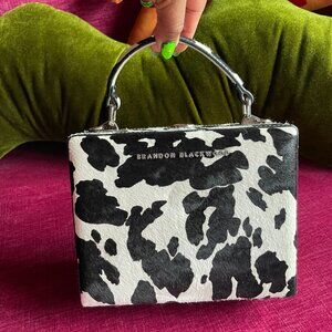 Brandon Blackwood Standard Kendrick Trunk — Cow Print Ponyhair